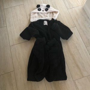 Cute Etam Panda Onesie Full-length Size S